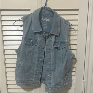 Cat & Jack Light Blue Denim Vest